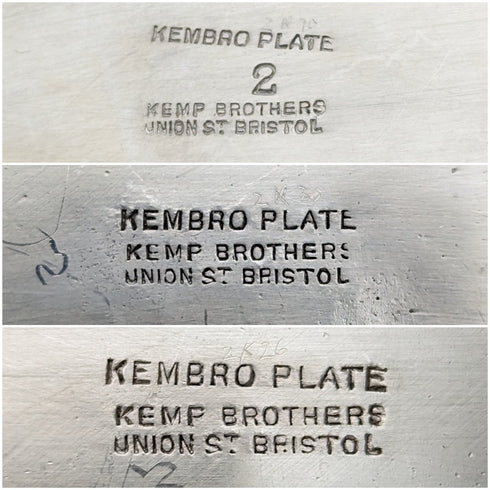 Around 1915 British antique silver plated tea set Kemp Brothers